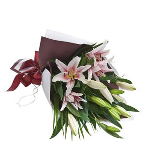 Oriental lilly wrap
