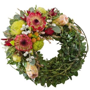 Remeberance with native wreath
